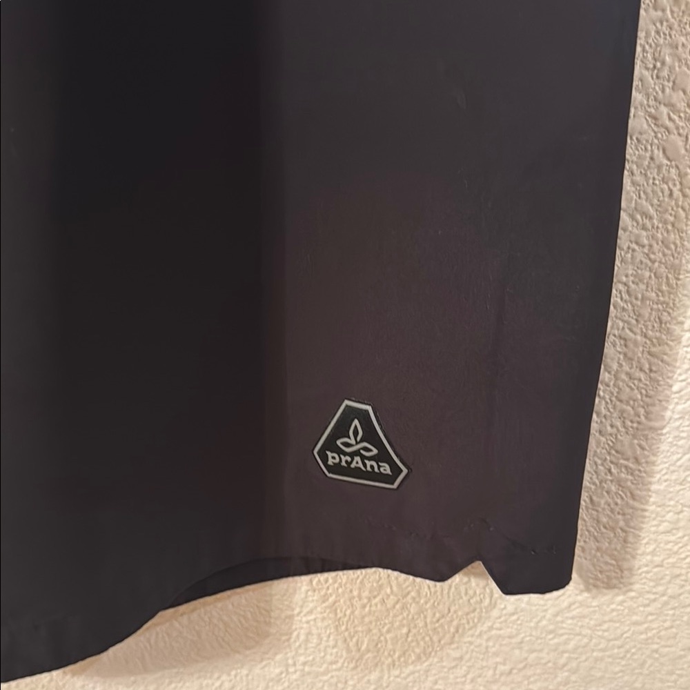 Prana Men's Board Shorts, Black, Used, Size 35 - Picture 2 of 8